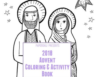 Livre d'activités et de coloriage de l'Avent 2018 pour petits groupes et programmes [PDF]