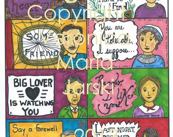 Valentines for Bookworms and Literature Lovers [Printable]