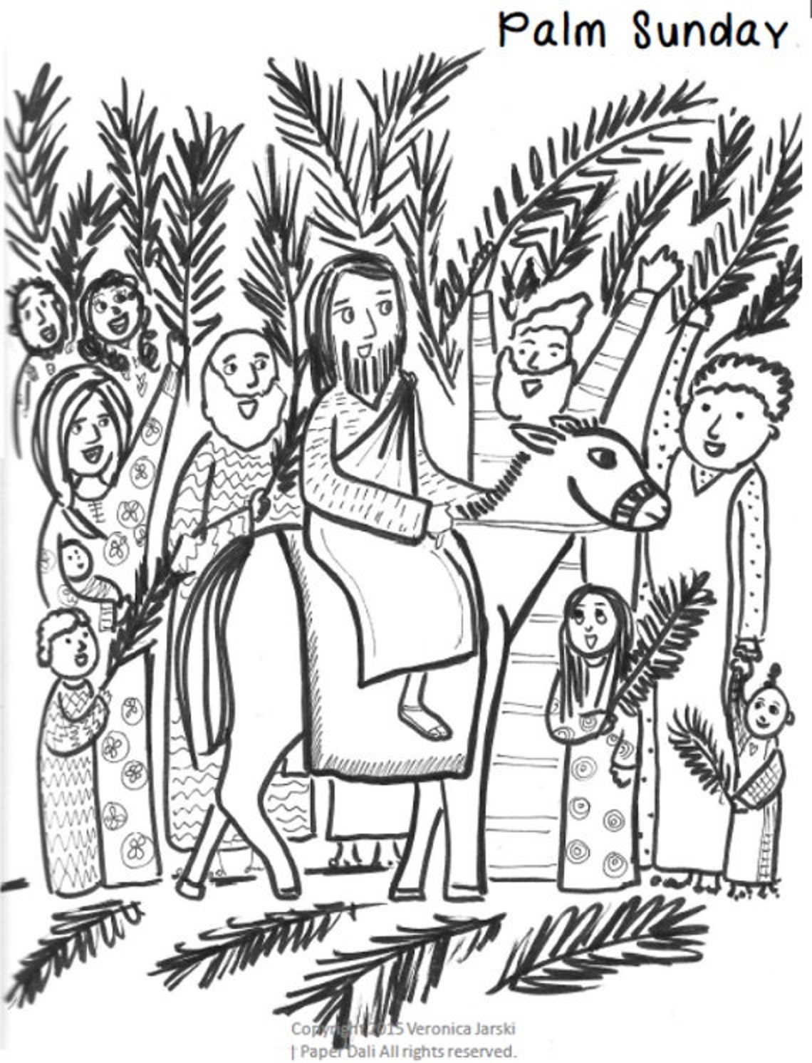 The Lenten Coloring Book printable - Etsy