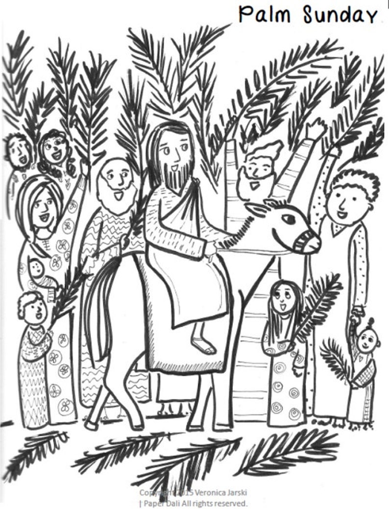 Download The Lenten Coloring Book Printable | Etsy
