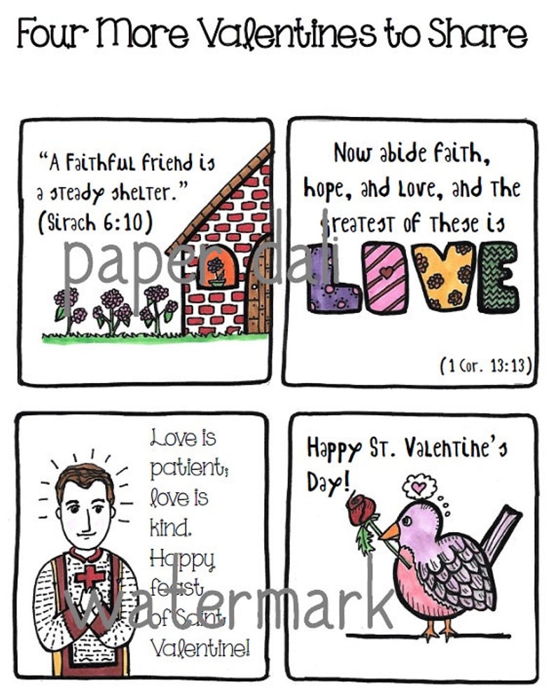 Saint-Valentin: Saint-Valentin et coloriage Imprimable image 5