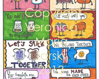 Culinary Valentines [Printable]