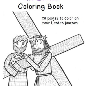 The Lenten Coloring Book Printable image 1