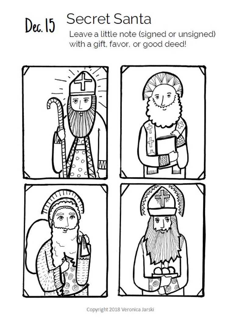 Advent 2018 Activity & Coloring Book for Small Groups and | Etsy