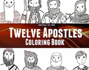 12 Apostles Coloring Book [Downloadable Coloring Pages]