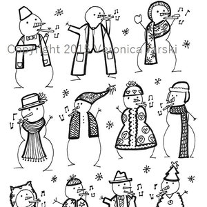12 Days of Christmas Coloring Book downloadable PDF (Instant Download
