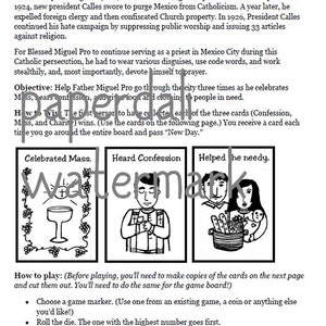 Blessed Miguel Pro: Activities, Crafts & Coloring Pages Printable image 3