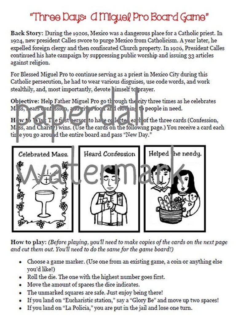 Blessed Miguel Pro: Activities, Crafts & Coloring Pages Printable image 3