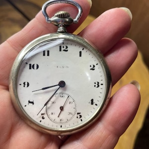 Antique Elgin Pocket Watch Brand: Elgin