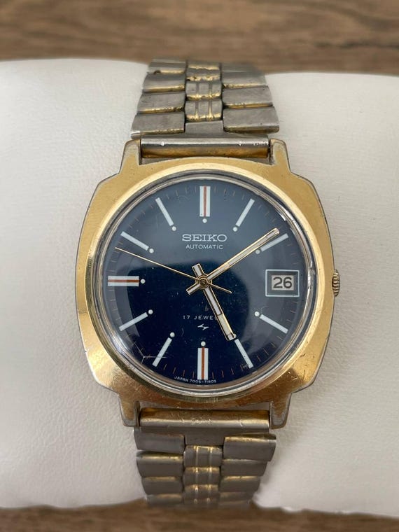 稼働 SEIKO セイコー 17石 自動巻き ヴィンテージ 腕時計 ヴィンテージ セイコー 自動巻き腕時計（17石）フルサービス済み