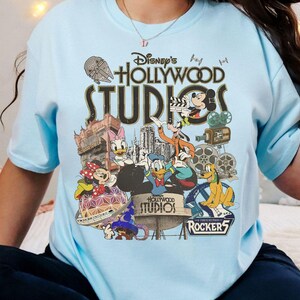 Vintage Disney Hollywood Studios Shirt, Retro Hollywood Studios Trip Tee, Disney Family Vacation Shirt, Disney Trip 2025 Shirt