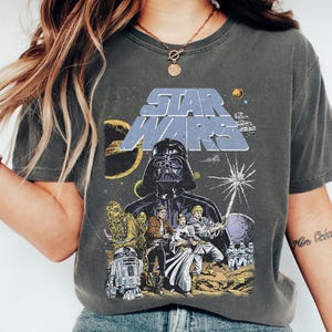 Retro Disney Star Wars Comfort Colors Shirt, Star Wars Shirt, Star Wars A New Hope Faded, Disneyworld Trip Shirt, Disney Family Vacation Tee