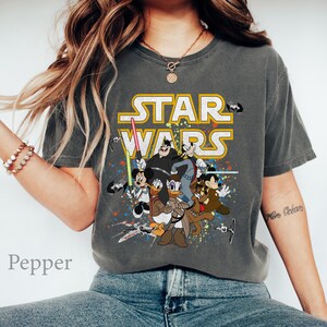 Vintage Disney Star War Mickey And Friends Shirt, Disney Star Wars Shirt, Magic Kingdom Shirt, Disney Family Matching Shirt