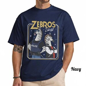 Retro Comfort Color Disney Zebros Horse Signatures Zootopia T-Shirt, Retro Zootropolis Disney Tee, WDW Disneyland Family Vacation 2026 Trip image 7