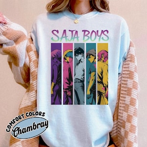 Saja Boys Shirt, Kpop Demon Hunters Shirt, Kpop Listener Gift, Saja Boys Huntrix Shirt, Mira Pullover For Zoey Tee, Jinu Tee, Rumi Fan Shirt