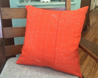 Orange Pillow Cover