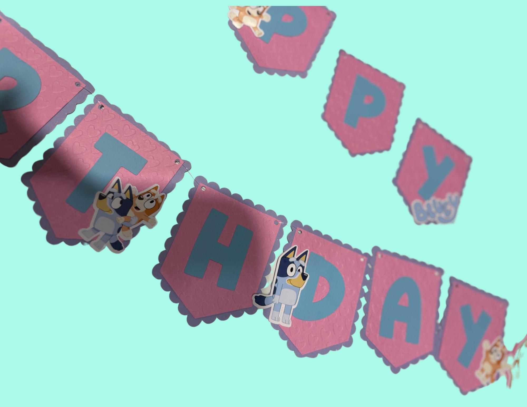 Bluey Birthday Banner