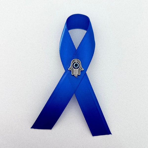 Blue Ribbons for Israel | Percent of Proceeds Donated to Charity | Global Unity Symbol in Solidarity with the Hostages | Support Israel