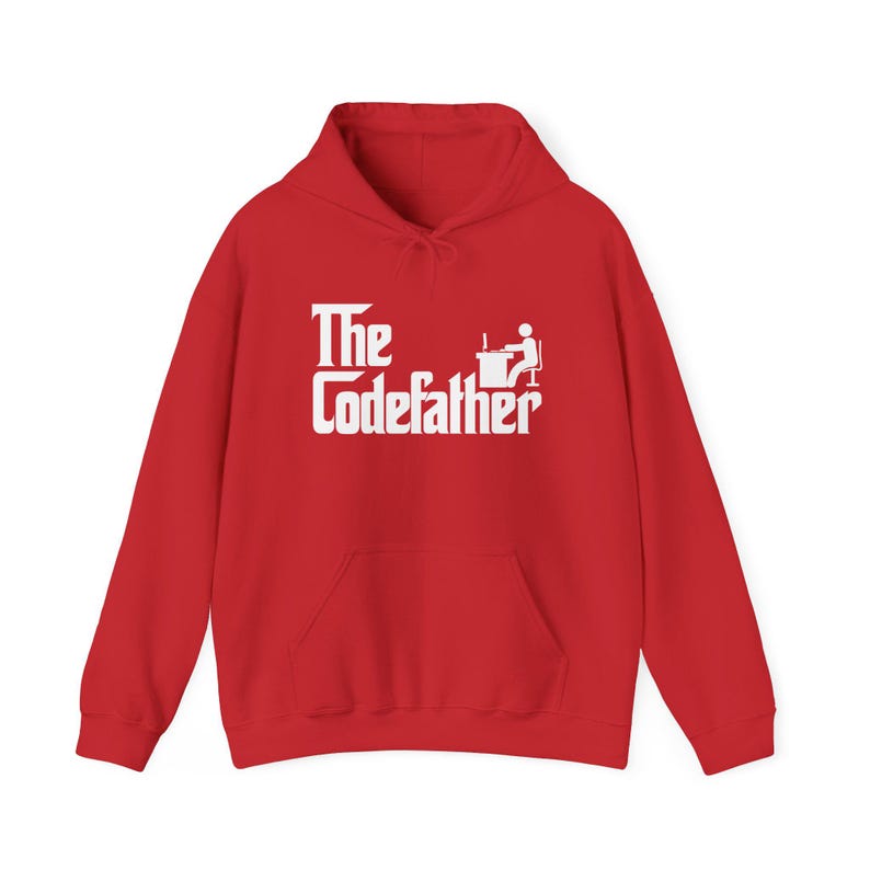 The Code Father - Programmer Coder Dad - Unisex Hooded Sweatshirt image 12