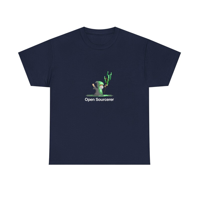 Open Sourcerer - Sviluppatore Web - Maglietta girocollo unisex regolare immagine 16