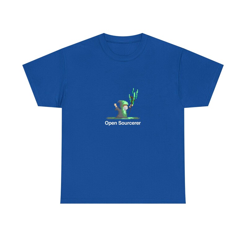 Open Sourcerer - Sviluppatore Web - Maglietta girocollo unisex regolare immagine 15