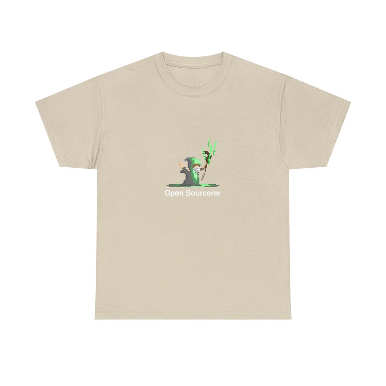 Open Sourcerer - Sviluppatore Web - Maglietta girocollo unisex regolare immagine 5