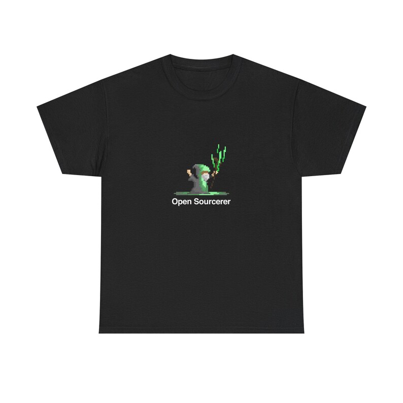 Open Sourcerer - Sviluppatore Web - Maglietta girocollo unisex regolare immagine 4