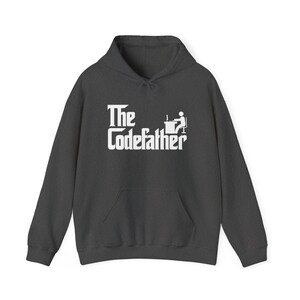 The Code Father - Programmer Coder Dad - Unisex Hooded Sweatshirt image 8