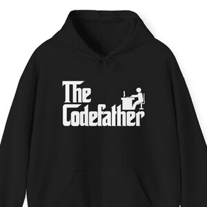 Felpa con cappuccio unisex "The Code Father" - Programmatore, Papà Codificatore -