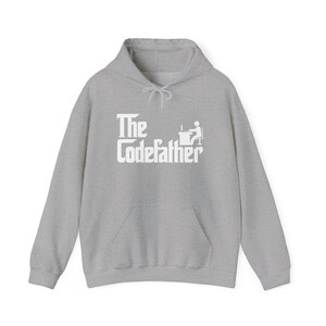 The Code Father - Programmer Coder Dad - Unisex Hooded Sweatshirt image 5