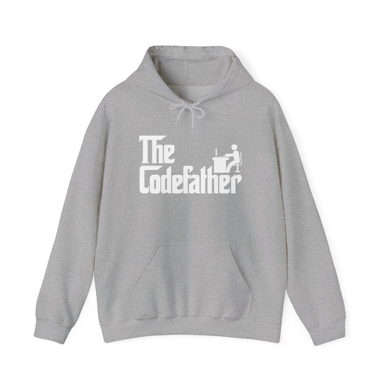 The Code Father - Programmer Coder Dad - Unisex Hooded Sweatshirt image 5
