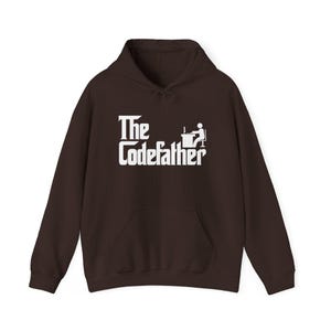 The Code Father - Programmer Coder Dad - Unisex Hooded Sweatshirt image 7