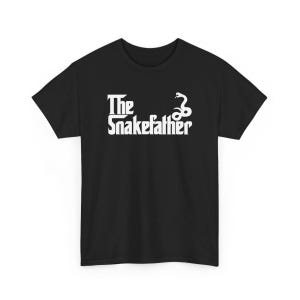 Funny Snake Owner Shirt The Snakefather Reptile Dad Gift T-Shirt