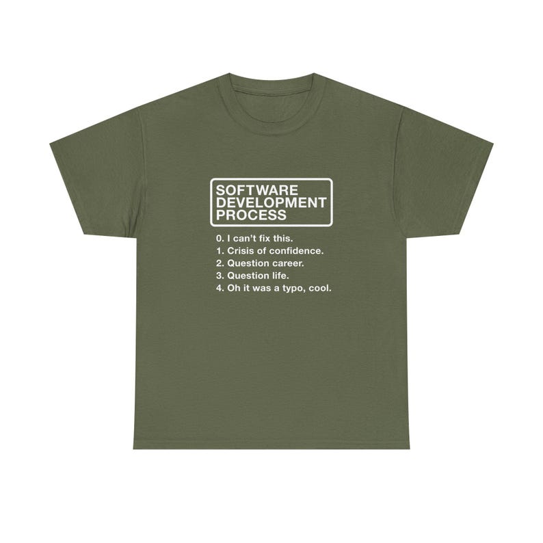 Processus de développement logiciel - Geek Coding - T-shirt ras du cou unisexe standard image 9