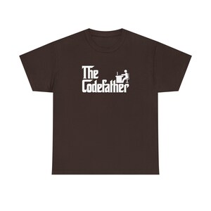 The Code Father - Programmer Coder Dad - uniseks T-shirt met ronde hals afbeelding 8