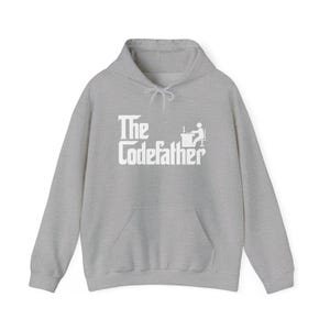 The Code Father - Programmer Coder Dad - Unisex Hooded Sweatshirt image 5