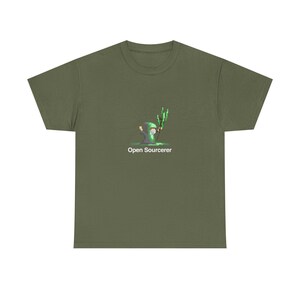 Open Sourcerer - Sviluppatore Web - Maglietta girocollo unisex regolare immagine 10