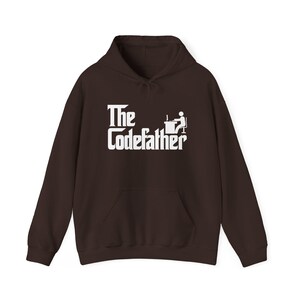The Code Father - Programmer Coder Dad - Unisex Hooded Sweatshirt image 7