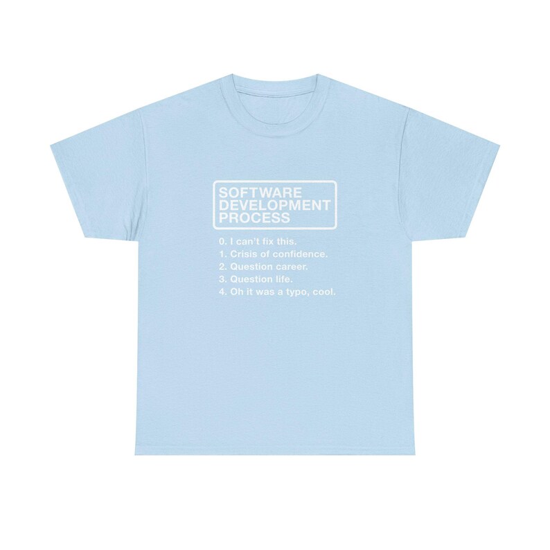 Processus de développement logiciel - Geek Coding - T-shirt ras du cou unisexe standard image 12