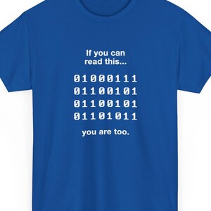 Wenn du das lesen kannst, bist du auch ein Nerd – T-Shirt – Unisex-Rundhals-T-Shirt