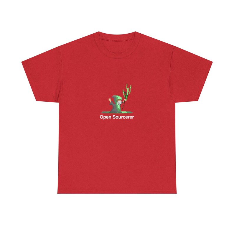 Open Sourcerer - Sviluppatore Web - Maglietta girocollo unisex regolare immagine 17