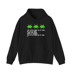 99 Little Bugs In My Code - Sudadera con capucha para nerds - Sudadera con capucha It - Sudadera con capucha unisex