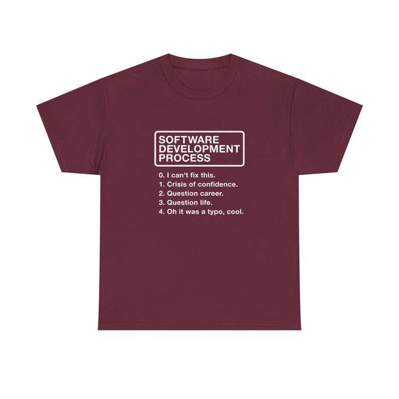 Processus de développement logiciel - Geek Coding - T-shirt ras du cou unisexe standard image 7