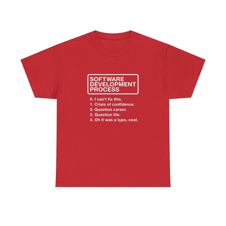 Processus de développement logiciel - Geek Coding - T-shirt ras du cou unisexe standard image 16
