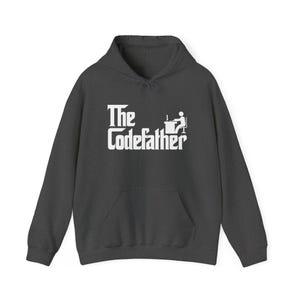 The Code Father - Programmer Coder Dad - Unisex Hooded Sweatshirt image 8