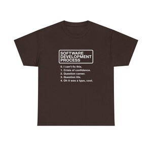 Processus de développement logiciel - Geek Coding - T-shirt ras du cou unisexe standard image 8
