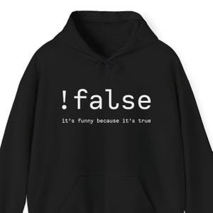 False Nerd Hoodie – Funny Programmer Unisex Sweatshirt