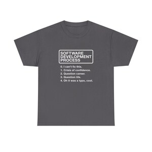 Processus de développement logiciel - Geek Coding - T-shirt ras du cou unisexe standard image 13