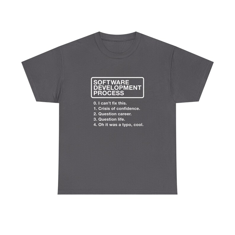 Processus de développement logiciel - Geek Coding - T-shirt ras du cou unisexe standard image 13