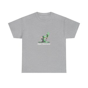 Open Sourcerer - Sviluppatore Web - Maglietta girocollo unisex regolare immagine 6